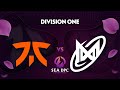 Fnatic vs NGX.SEA Game 1 - DPC SEA Div 1: Tour 2 w/ Ares & GoDz