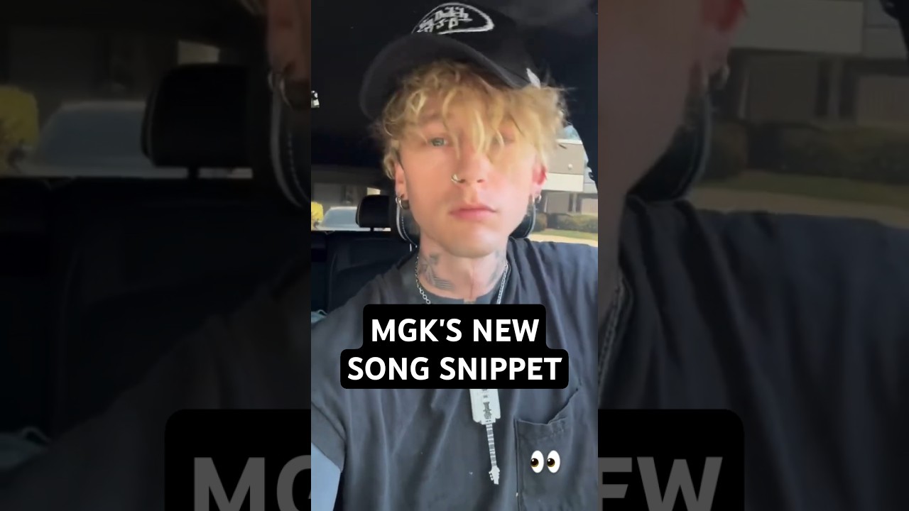 mgk’s new song “cliché” snippet. 👀 “cliché” music video out thursday night!
