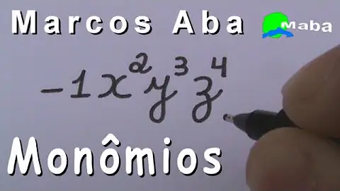 Como achar o monômio?