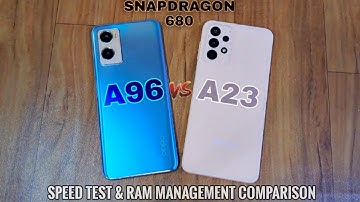 Oppo A96 vs Samsung Galaxy A23 Speed Test Comparison⚡Snapdragon 680😱