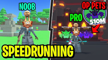 SPEEDRUNNING MINING CLICKER SIM WITH INSANE PETS!!! | ROBLOX MINING CLICKER SIMULATOR