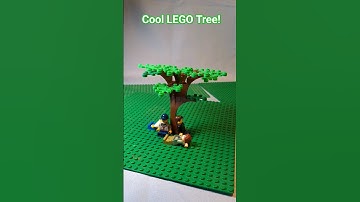 How to Make a Cool Big LEGO Tree! #lego #trees #teamtrees