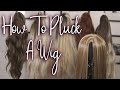 How To Pluck A Wig | Wig Tutorial | Plucking A Wig | Wig Hacks | How To Make A Wig Look Natural