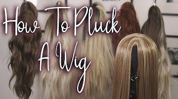 How To Pluck A Wig | Wig Tutorial | Plucking A Wig | Wig Hacks | How To Make A Wig Look Natural
