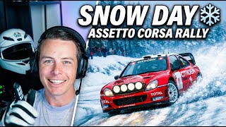 Assetto Corsa Rally Snow Day ❄️ | Beta Gameplay screenshot 1