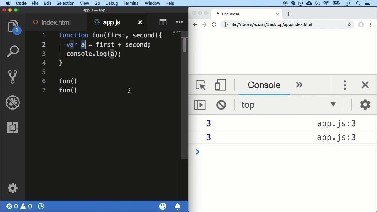 Lesson 17: Intro to Functions in JavaScript - Part 2 - YouTube