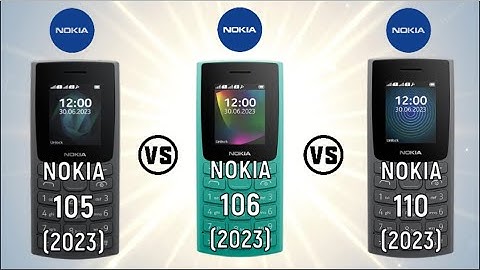 So sánh nokia 3310 và nokia 105 2023 năm 2024