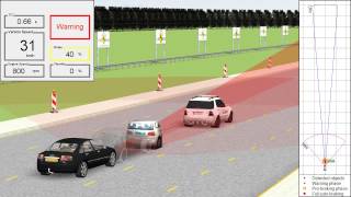 EuroNCAP AEBS consumer testing using PreScan simulations screenshot 3