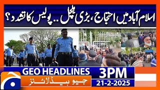 Pti Exposed Aggressive Statement Geo News 9pm Headlines 21 Feb 2025 Geo