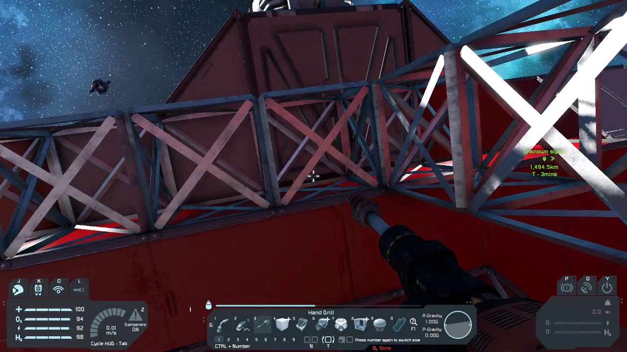 Space Engineers Crash Red Ship 4 - YouTube