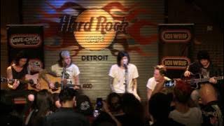 Asking Alexandria performing 'The Black' (Acoustic) at the WRIF Rock Girl Finals