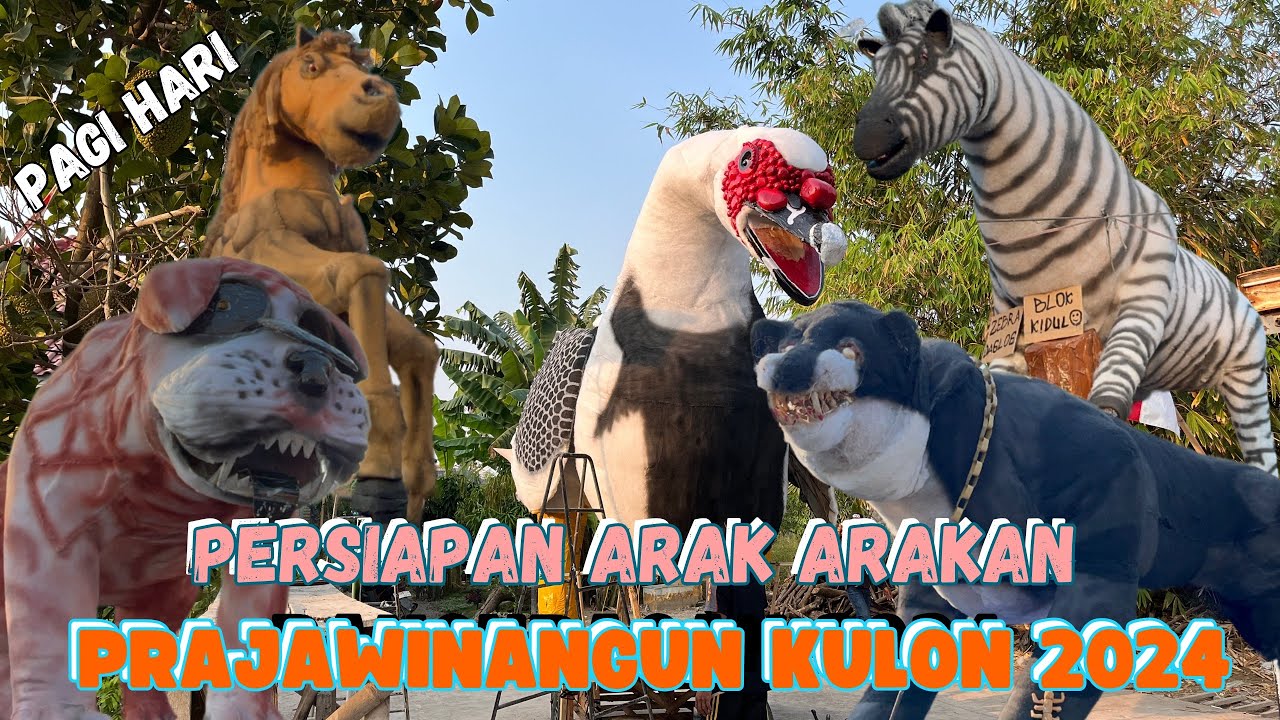 Persiapan Pagi hari Arak Arakan Blendung 2024 Prajawinangun Kulon Cirebon