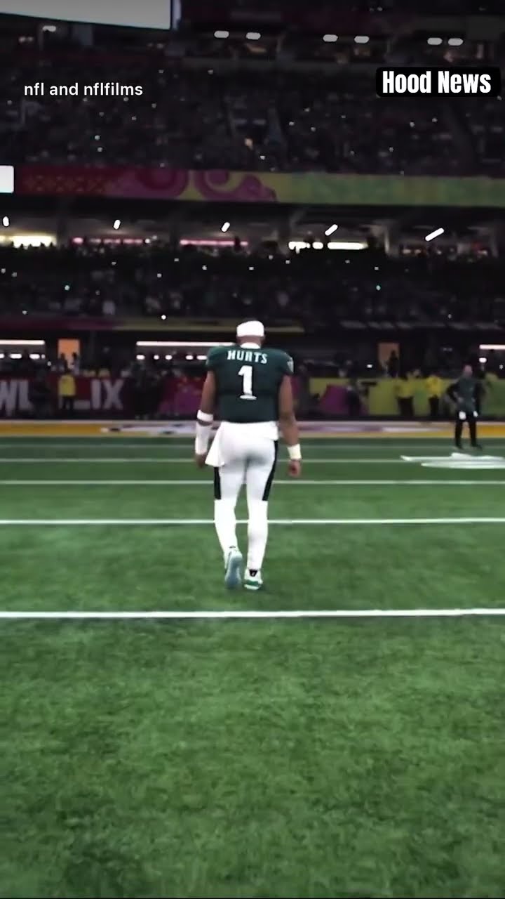 Jalen Hurts won the Super Bowl #hoodnews #jalenhurts #philadelphiaeagles #viralvideo #trending #wow