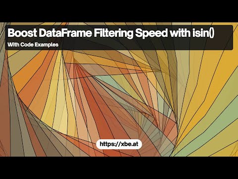 Boost DataFrame Filtering Speed with Python's isin()