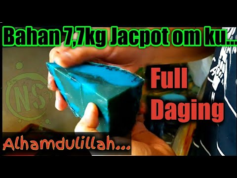 Proses Pembuatan Cincin Batu Bacan Doko - Dari Bongkahan Menjadi Cincin!. 