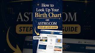 How to Find Your Birth Chart on Astro.com | Beginner Astrology Tutorial