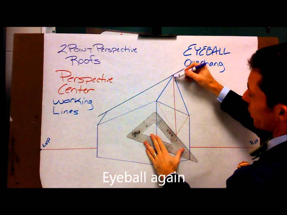 2 Point Perspective Roofs YouTube