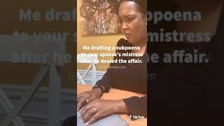 Subpoena the Mistress (humor)