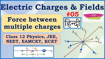 Forces between Multiple Charges || Hindi || Principle of Superposition || Class12 Ch1 || #05