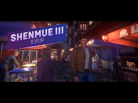 Видео: Shenmue 3 Reveals New In-engine Footage In Gamescom Trailer