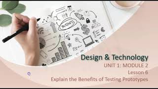 Design & Technology UNIT 1: MODULE 2 Lesson 6