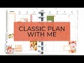 Classic Happy Planner Plan with Me! | October 2-8 2023 | Kell of a Plan Fall Stickers