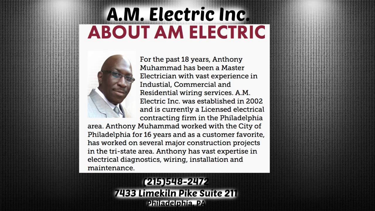 Philadelphia Electrical Heating | AM Electric Inc | Philadelphia PA, 19129