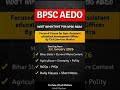 BPSC AEDO Focused Course 🔥 | Starting 1 Jan 2026 | BPSC AEDO |@CivilservicesMantra-z2k