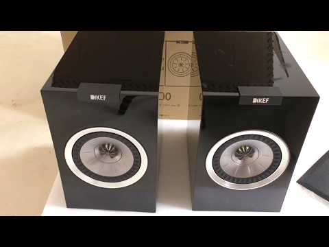 KEF R100 speakers - Unboxing