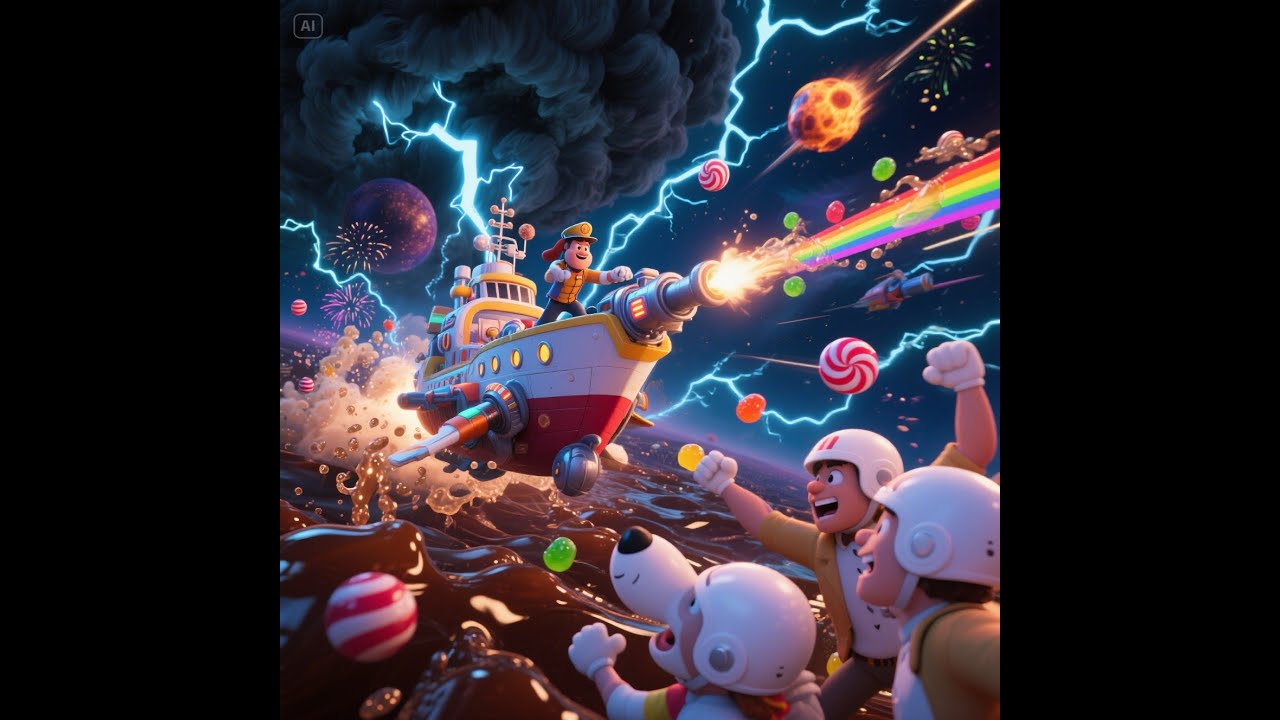 Gumdrop Galaxy Patrol | Space Candy Song for Kids | Fun Cosmic Rhyme for Toddlers