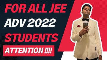 BIG MISTAKE to Avoid (for all JEE Adv Aspirants)