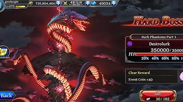 Alchemist Code - Dark Phantoms Part 3 Hard Boss Auto