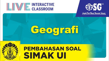 Bahas Soal GEOGRAFI SIMAK UI | #PEJUANGPTN Siap SIMAK UI 2021