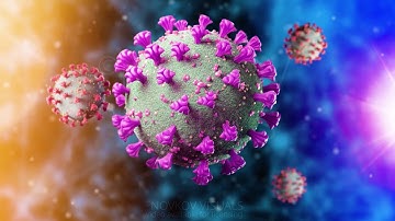 12 min of Realistic Coronavirus footage loop with ambient music