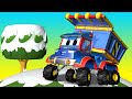 Video truk untuk anak-anak - NATAL: PERBURUAN HADIAH untuk TRUK SAMPAH - Truk Super di Kota Mobil!