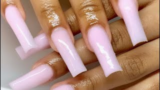 PASTEL PINK POLYGEL NAILS 🌸 Spring nails | Testing Modelones Polygel Nail Kit!