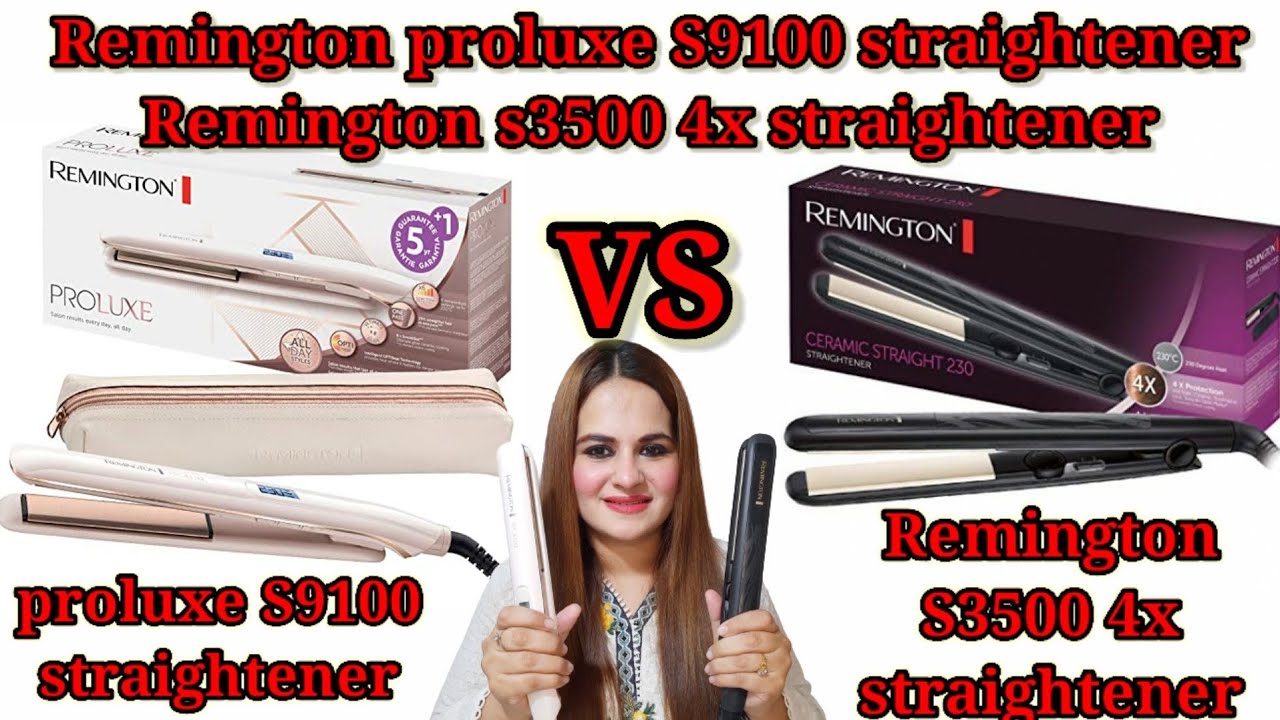 Best Remington hair straightener| proluxe S9100 VS Remington s3500 straightener Review