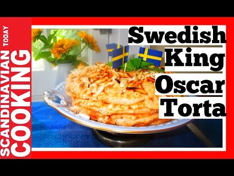 How To Make Swedish King Oscar's Favorite Cake - Kung Oscar II tårta Recipe
