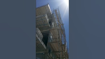 SMART BUILDING CONSTRUCTION S.B.C, SAFE SCAFFOLDING ERECTION IN PROGRESS #SHORT VIDEO