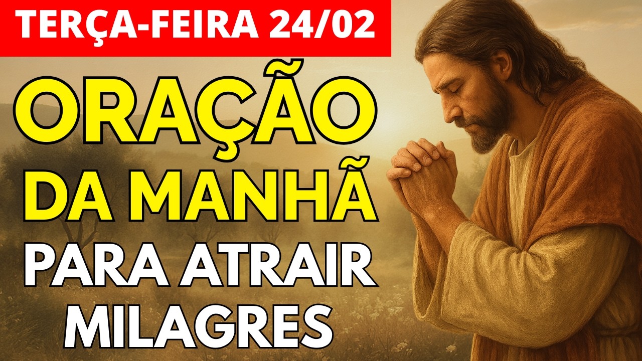 Oração da Manhã 24/02 | Terça-Feira de Renovação e Bênçãos!