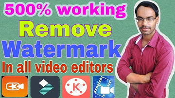 How to remove watermark in kinemaster  for free!! Remove watermark without root 2018 !!