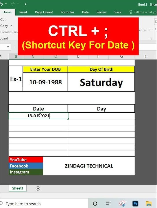 How to find day of any date in hindi formula to extract day name from