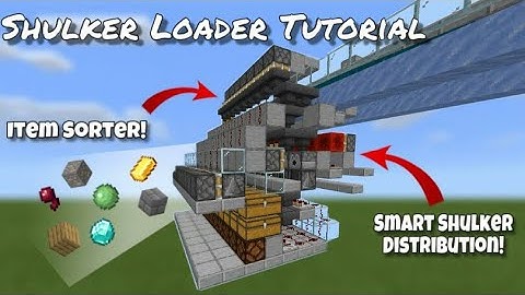 Shulker Box Storage System Tutorial! (Minecraft Bedrock Edition.)
