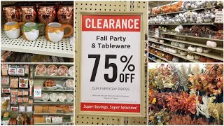 HOBBY LOBBY FALL CLEARANCE SHOP WITH ME 🍁🍂 75% OFF