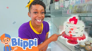 Let&#39;s Bake A Cake For Blippi |  Blippi - Learn Colors and Science