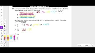2022 Problem 15 Grade 7 PSSA Math PDE Item and Scoring Sampler