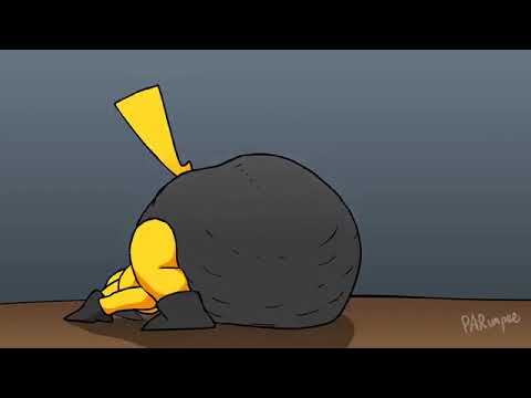 ABDL Pikachu makes a mess