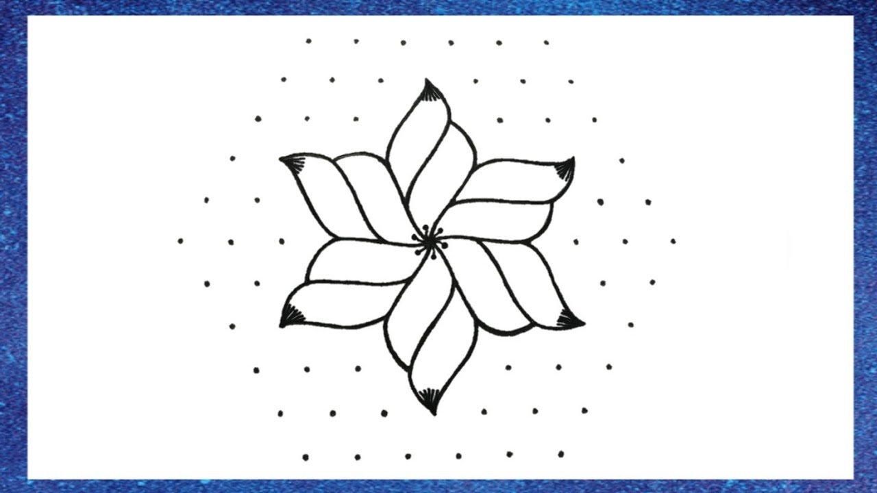 latest kolam designs with dots/ dot kolam designs/ pulli kolam collections