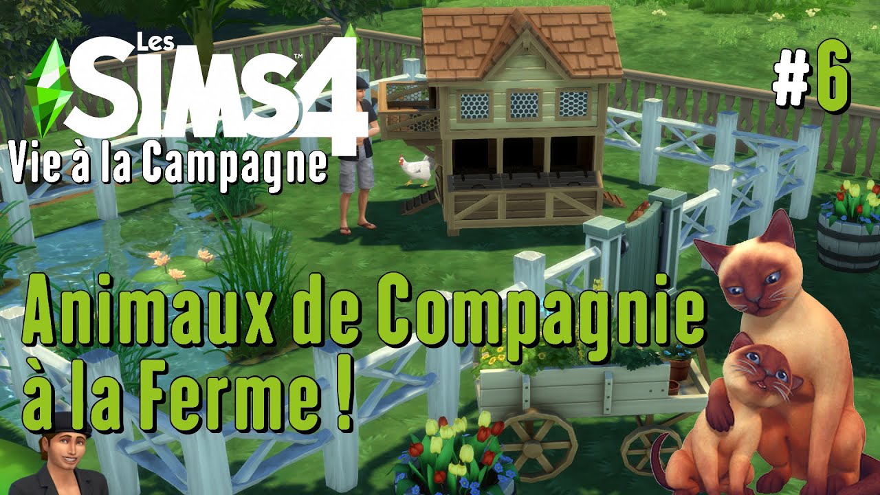 Les Sims 4 - Vie à la Campagne - Let's Play 6 - Animaux de Compagnie à la Ferme !