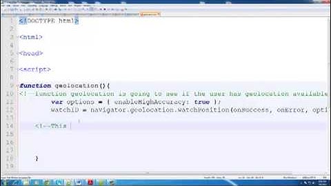 HTML5 Geolocation for Phone Gap